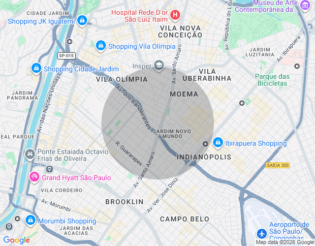 Imóvel no mapa