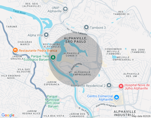 Imóvel no mapa