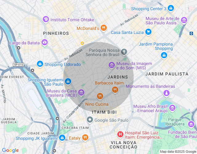 Imóvel no mapa