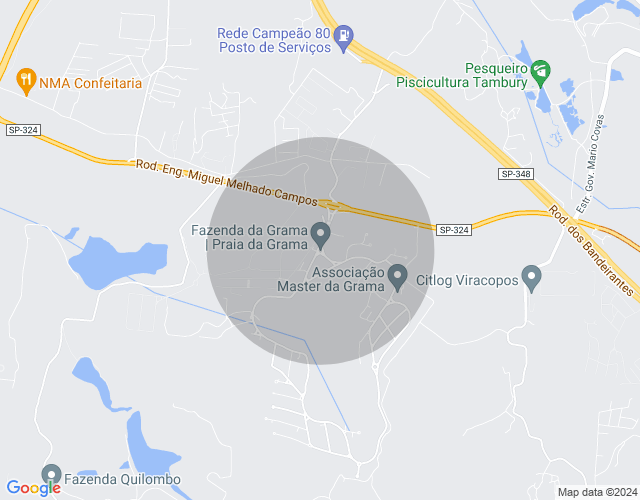 Imóvel no mapa