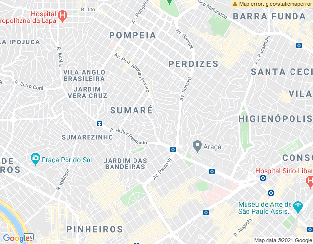 Imóvel no mapa