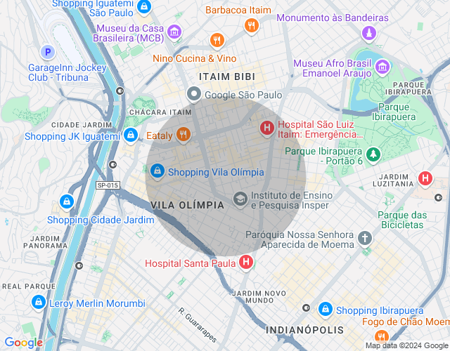 Imóvel no mapa