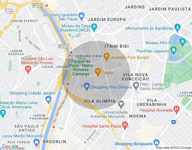 Imóvel no mapa