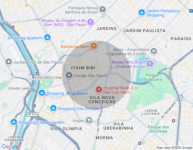 Imóvel no mapa