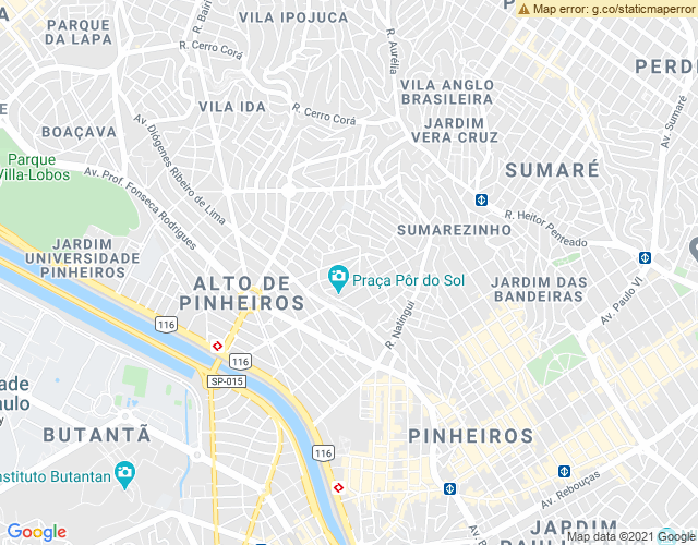 Imóvel no mapa