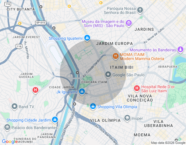 Imóvel no mapa