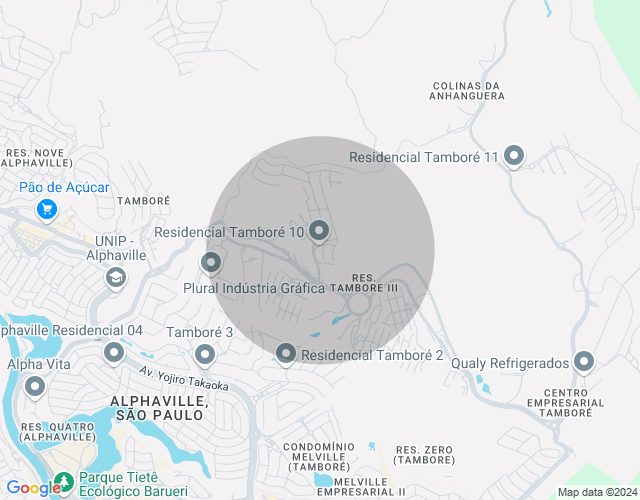 Imóvel no mapa