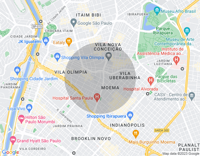 Imóvel no mapa