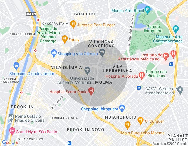 Imóvel no mapa
