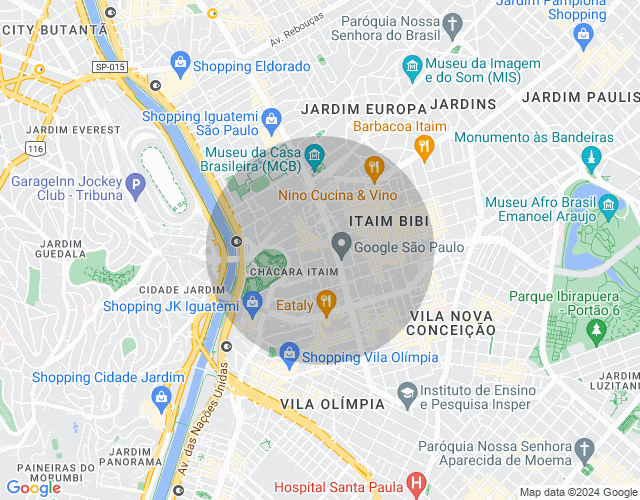 Imóvel no mapa