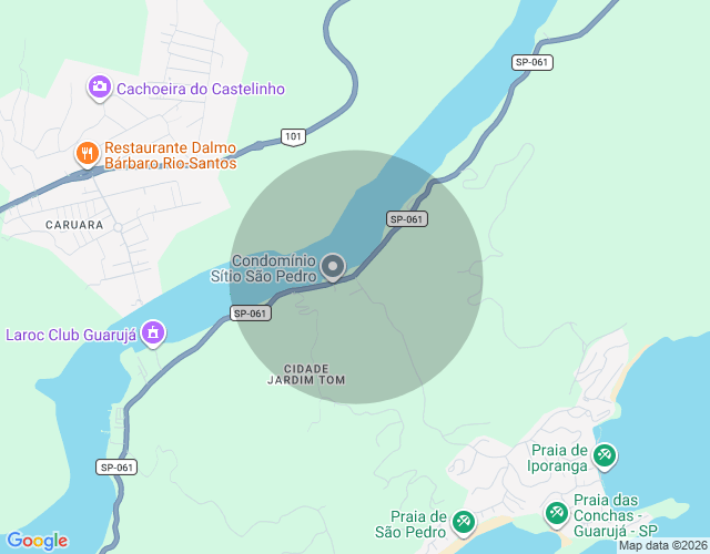 Imóvel no mapa