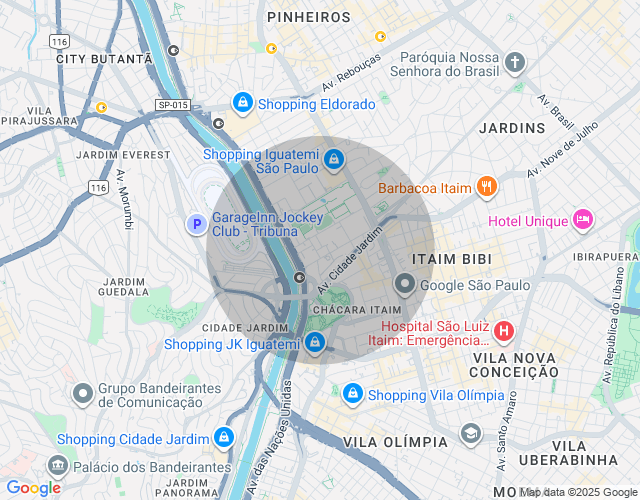 Imóvel no mapa