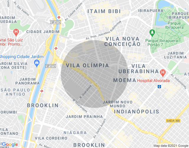 Imóvel no mapa