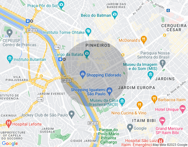 Imóvel no mapa