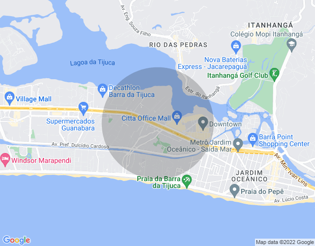 Imóvel no mapa