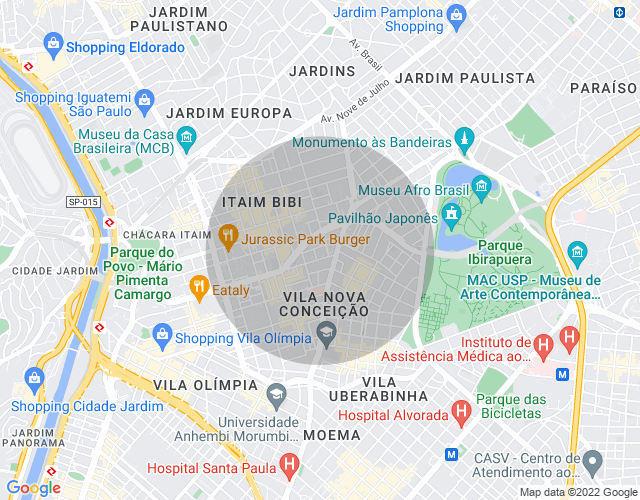 Imóvel no mapa