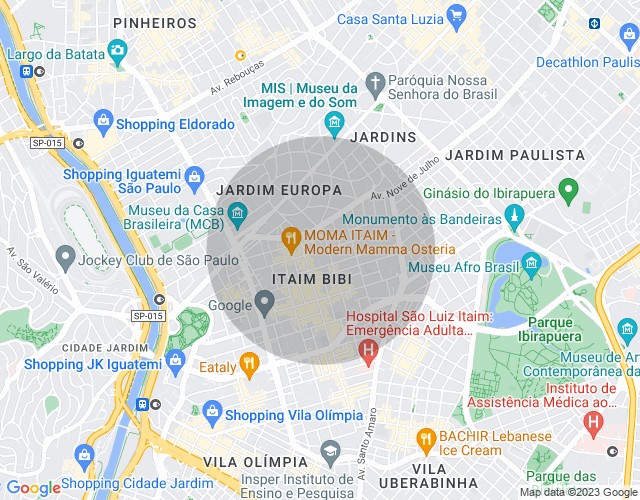 Imóvel no mapa