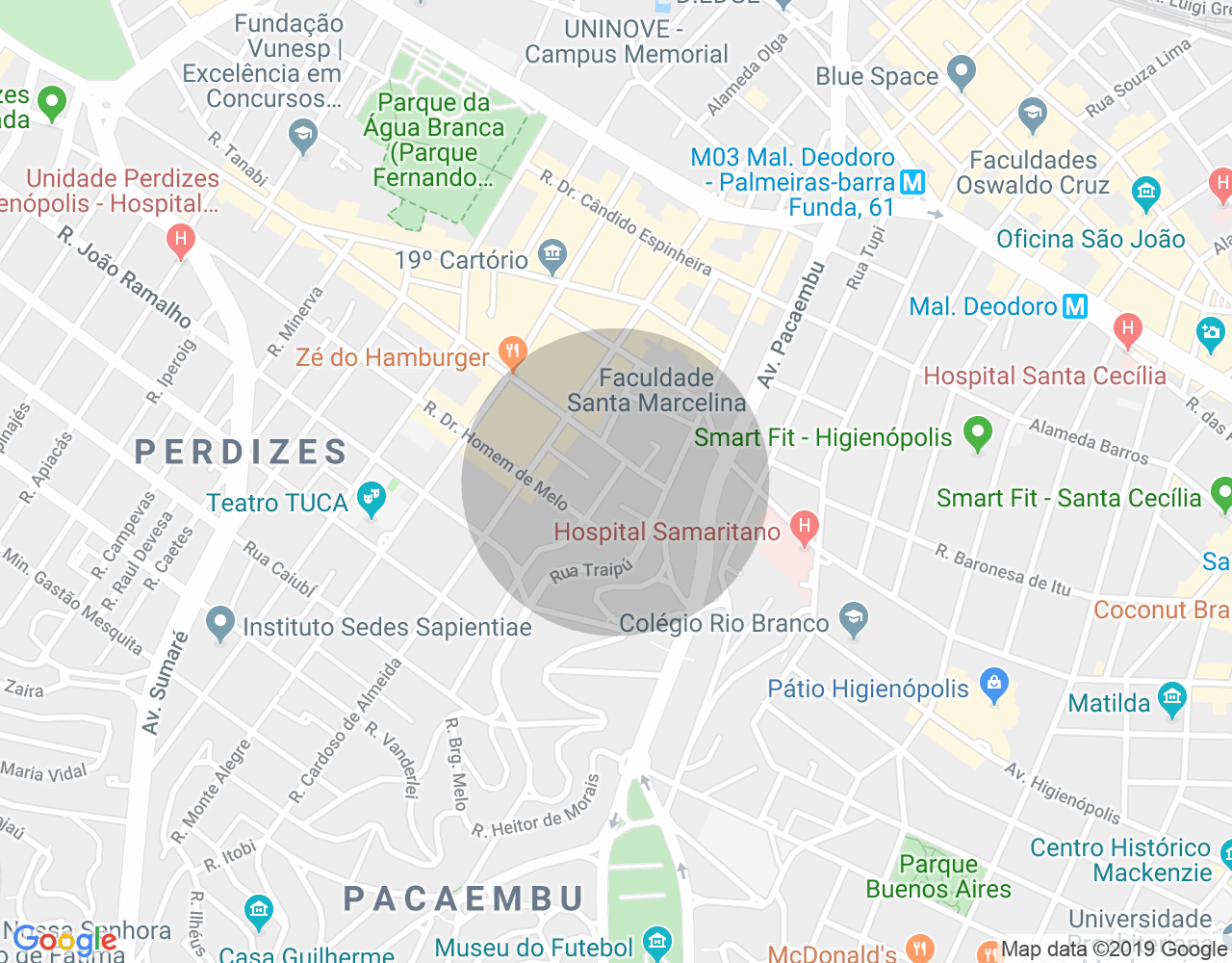 Imóvel no mapa
