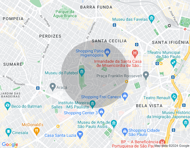 Imóvel no mapa