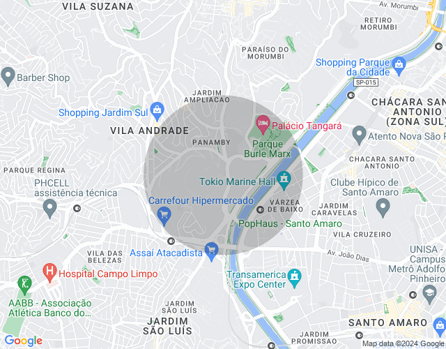 Imóvel no mapa