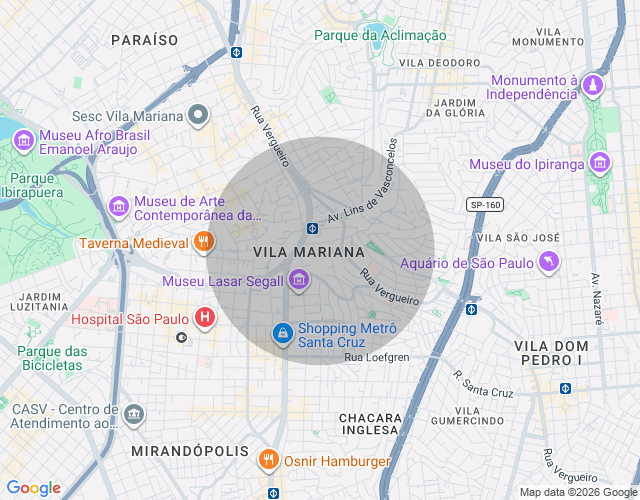 Imóvel no mapa