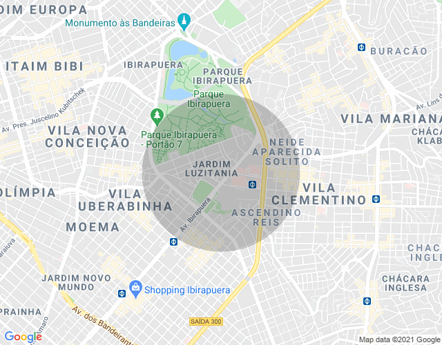 Imóvel no mapa