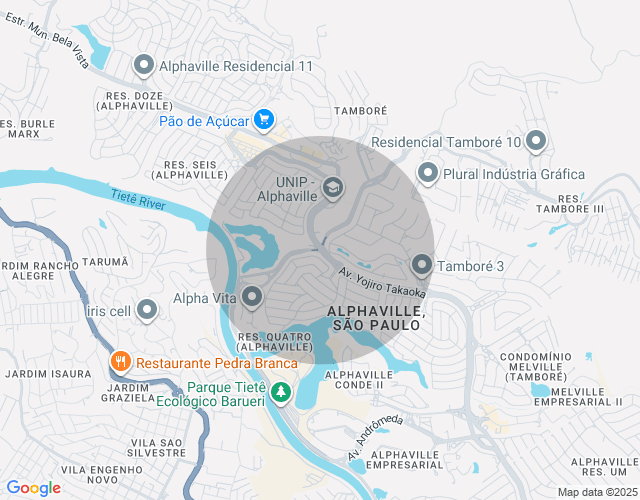 Imóvel no mapa