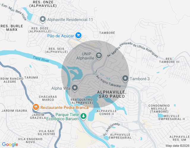 Imóvel no mapa