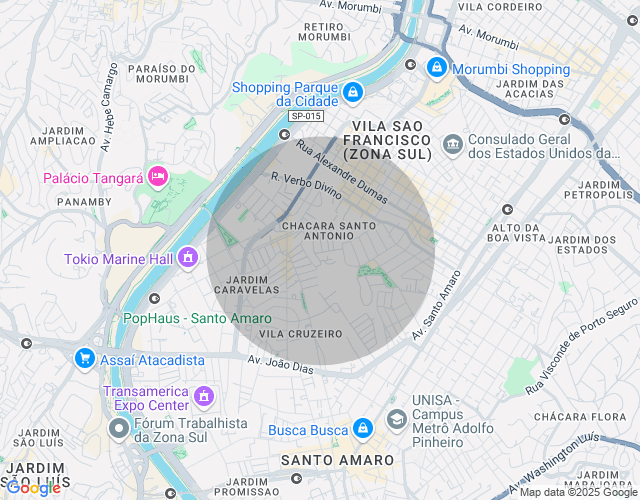 Imóvel no mapa