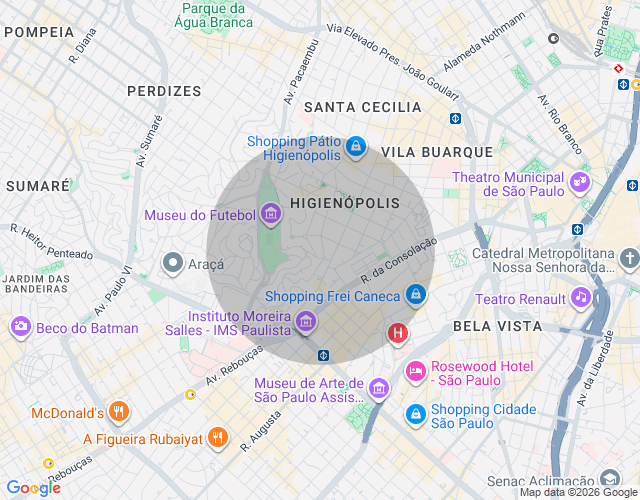 Imóvel no mapa
