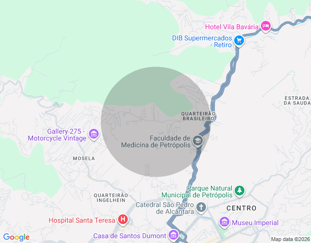 Imóvel no mapa