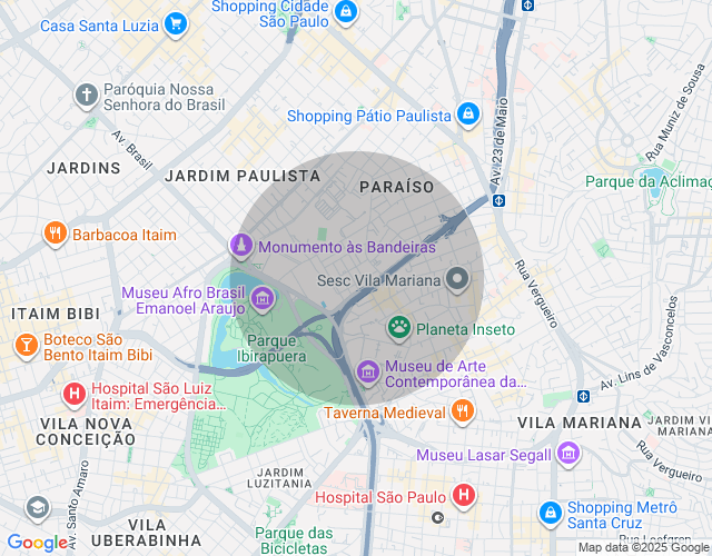 Imóvel no mapa