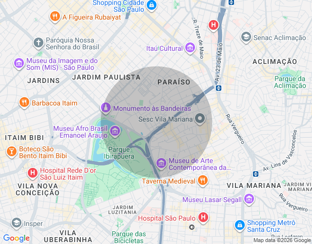 Imóvel no mapa