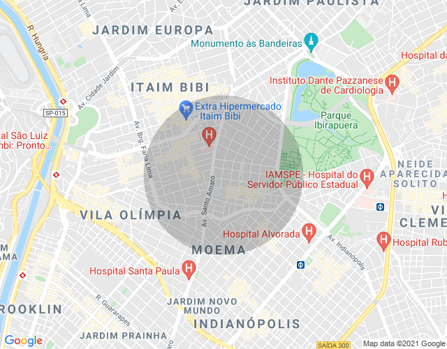 Imóvel no mapa