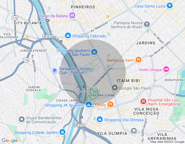 Imóvel no mapa