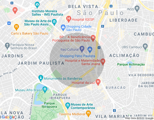 Imóvel no mapa