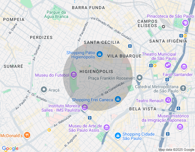 Imóvel no mapa
