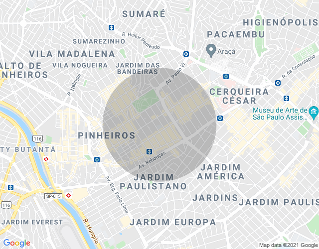 Imóvel no mapa