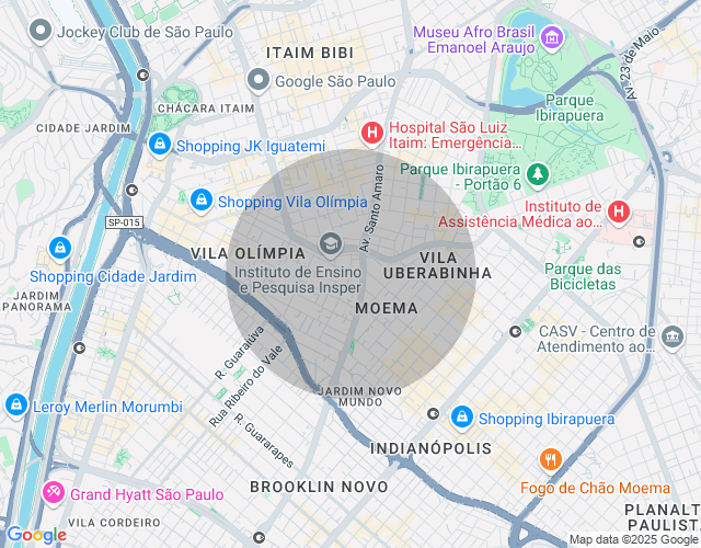 Imóvel no mapa