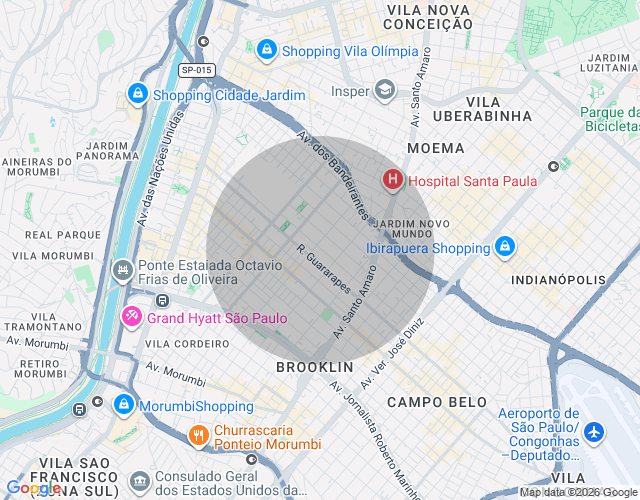 Imóvel no mapa