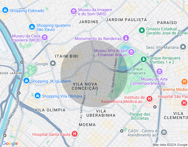 Imóvel no mapa