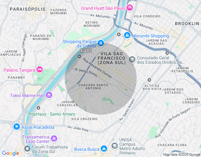 Imóvel no mapa