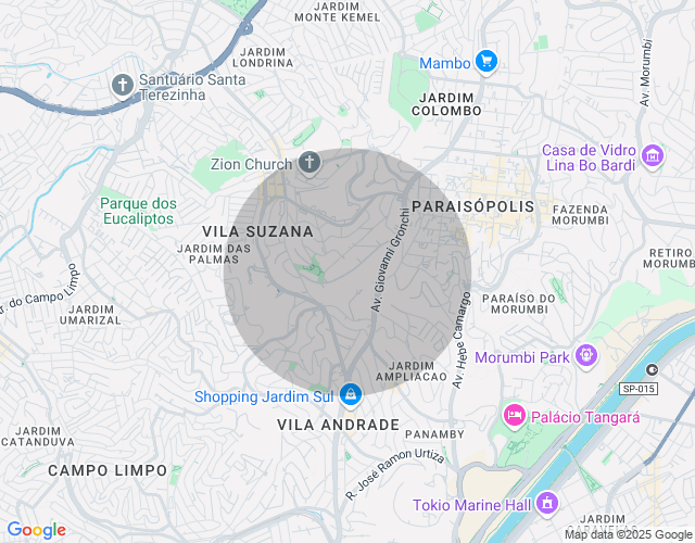 Imóvel no mapa