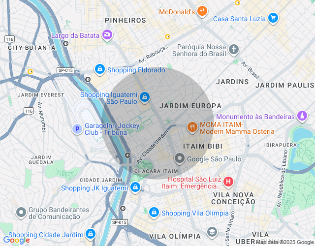Imóvel no mapa