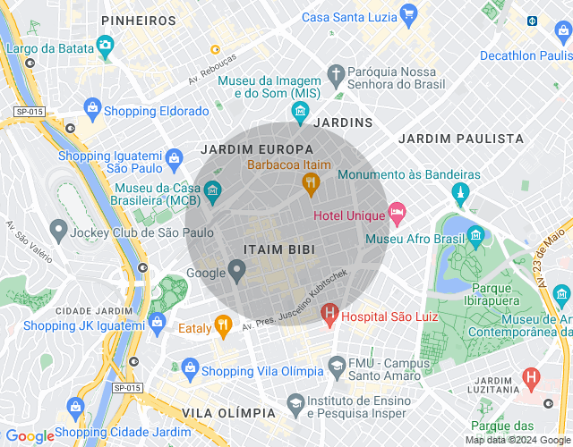 Imóvel no mapa