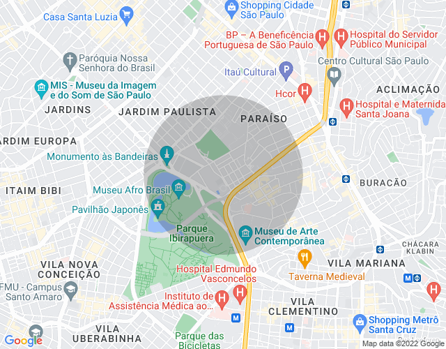 Imóvel no mapa