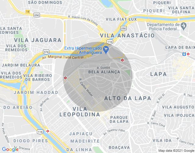 Imóvel no mapa