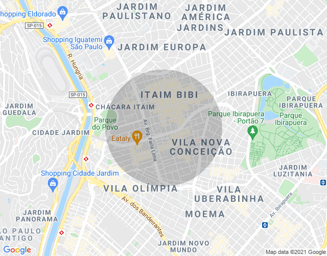 Imóvel no mapa