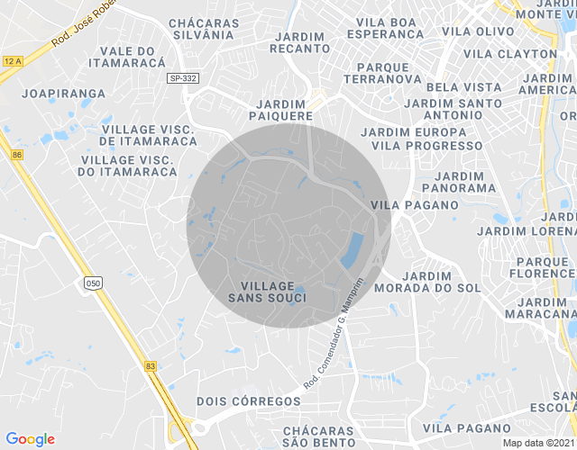 Imóvel no mapa