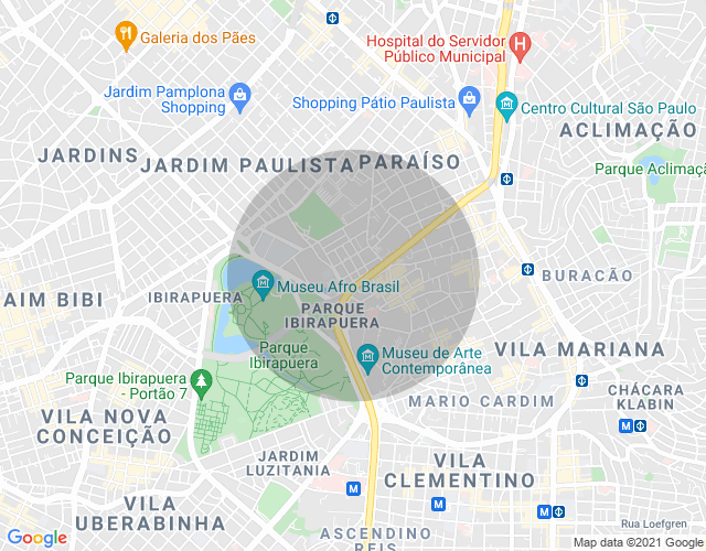 Imóvel no mapa